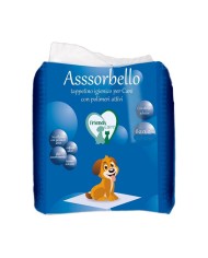Ferribiella Asssorbello Con Polimeri Attivi Tappetini Igienici Assorbente 60x60 cm 10 Pezzi