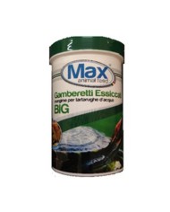 Max Big Gamberetti Grandi Essiccati Per Tartarughe D' Acqua 35 gr - 250 ml