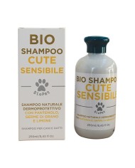 BioPet Bio Shampoo Cute Sensibile Dermoprotettivo  Con Pantenolo, Germe di Grano  e Limone