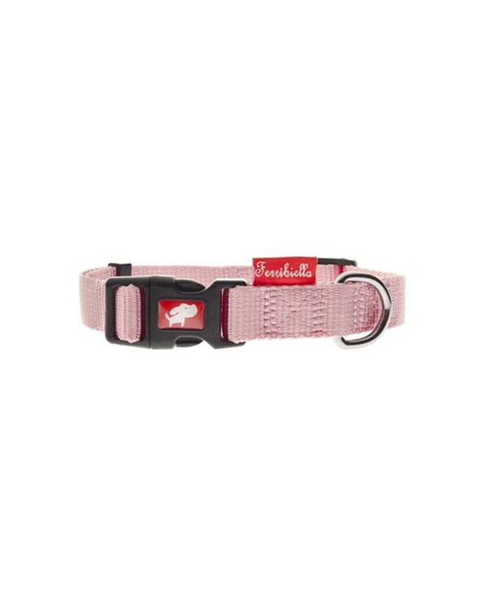Ferribiella Collare In Nylon Classico Regolabile Con Fibia in Plastica Per Cane Taglia  XS
