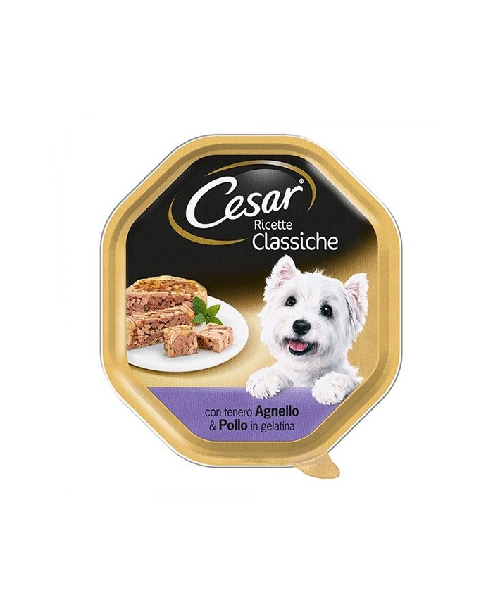 Cesar Cane Umido Ricette Classiche in Gelatina Vaschette 150 gr