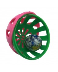 Ferribiella Pallina Multicolore + Palla Pazza Gioco Per Cane