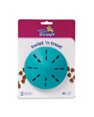 Busy Buddy Disco Verde Educativo Twist 'n Treat Dispenser Cibo Gioco Per Cane Busy Buddy Disco Verde Educativo Twist 'n Treat Dispenser Cibo Gioco Per Cane