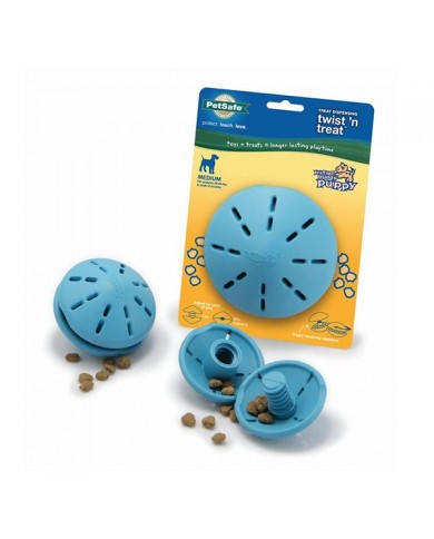 Busy Buddy Disco Verde Educativo Twist 'n Treat Dispenser Cibo Gioco Per Cane Busy Buddy Disco Verde Educativo Twist 'n Treat Dispenser Cibo Gioco Per Cane