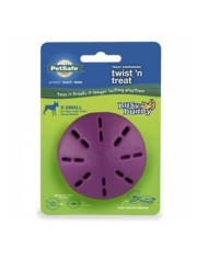 Busy Buddy Disco Viola Educativo Twist 'n Treat Dispenser Cibo Gioco Per Cane