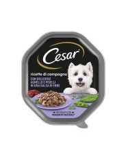 Cesar Cane Umido Ricette Di Campagna  Vaschette 150 gr
