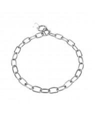 Ferribiella Collare Strangolo M/Ovale Acciaio/Inox