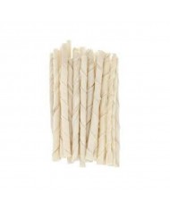 Ferribiella Osso Cicche Attorcigliate Bianche Stick Per cani