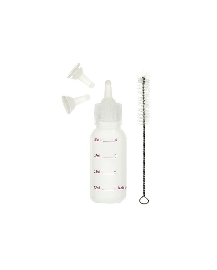 Ferribiella Kit Biberon Con Spazzolino Per Cani e Gatti