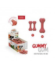 Mantovani Gummy Gum Gioco Osso da Masticare Per Cani Con Aroma di Manzo