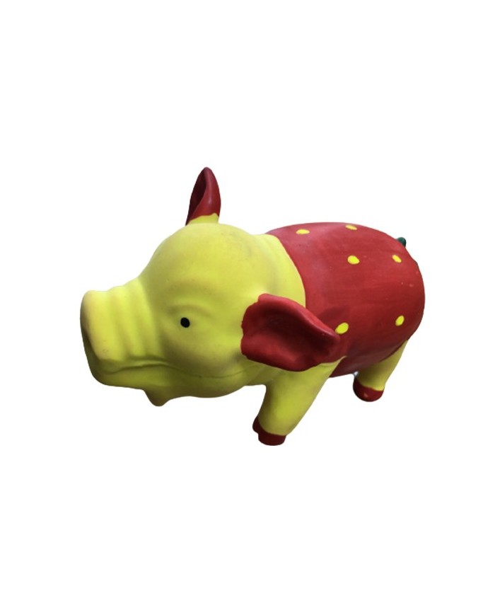 Ferribiella Maialino Pring  Gioco Per Cane Sonoro in Lattice di Gomma