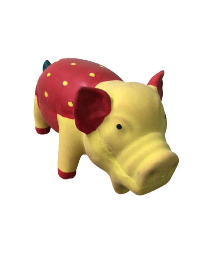 Ferribiella Maialino Pring  Gioco Per Cane Sonoro in Lattice di Gomma