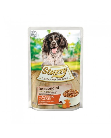 Stuzzy Cane Umido Bocconcini  Cotti al Vapore Con Carne Bustine 100 gr Stuzzy Cane Umido Bocconcini  Cotti al Vapore Con Carne Bustine 100 gr