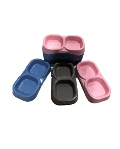 Bama Pet Ciotola Doppia Colori Assortiti Per Cani e Gatti Bama Pet Ciotola Doppia Colori Assortiti Per Cani e Gatti