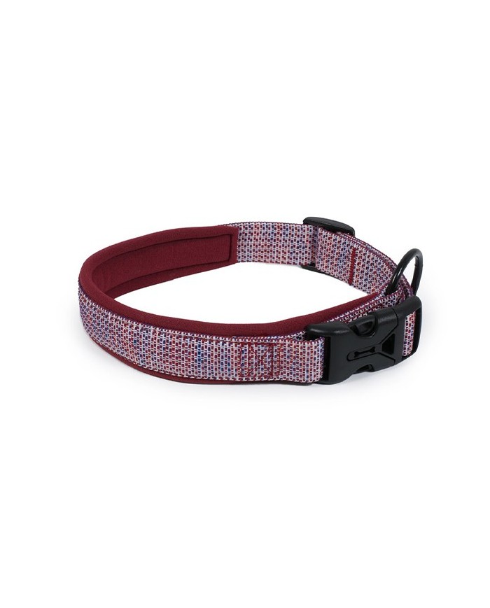 Farmcompany Collare Regolabile Imbottitoin Nylon Linea Deluxe Per Cani Taglia S Dimensioni 15mmx30-35cm