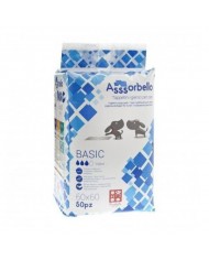 Ferribiella   Assorbello Tappetini Igienici Basic 60x60 cm 50 Pezzi