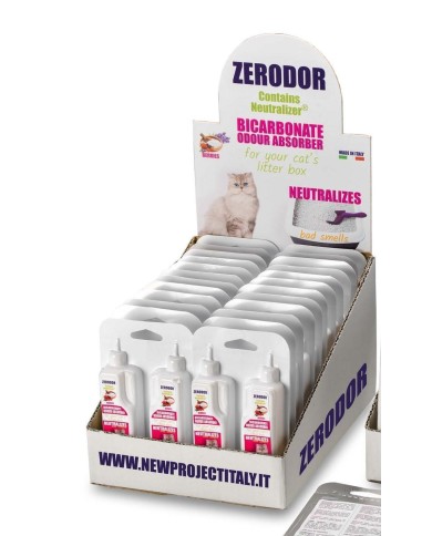 Zerodor Deodorante per Lettiera Gatto Monodose con Bicarbonato di Sodio 2x50ml Zerodor Deodorante per Lettiera Gatto Monodose con Bicarbonato di Sodio 2x50ml