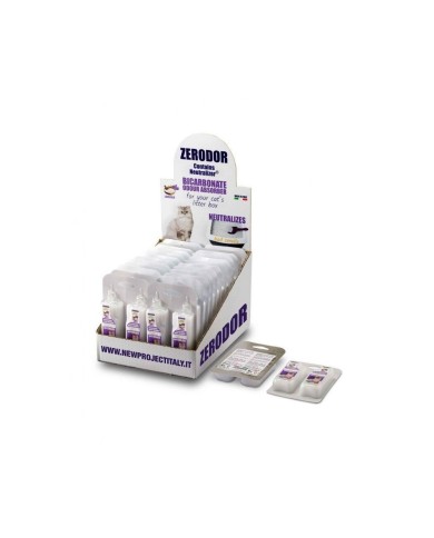 Zerodor Deodorante per Lettiera Gatto Monodose con Bicarbonato di Sodio 2x50ml Zerodor Deodorante per Lettiera Gatto Monodose con Bicarbonato di Sodio 2x50ml