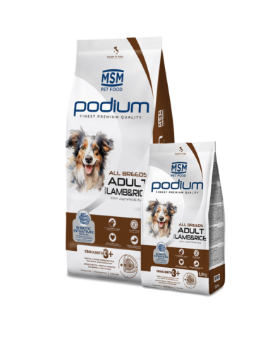Podium Cane Secco Adult con Agnello e Riso 2,5Kg Podium Cane Secco Adult con Agnello e Riso 2,5Kg