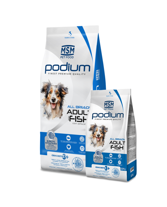 Podium Cane Secco Adult con Pesce 2,5Kg