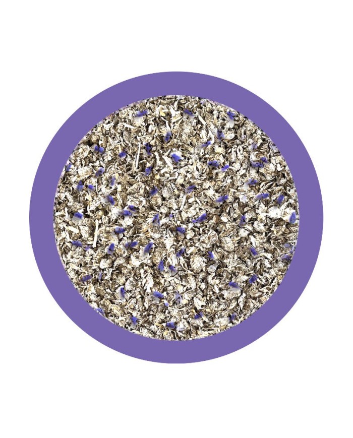 Paglianatura Lettiera Gatti Bioattiva Lavanda 2.4Kg/6Lt