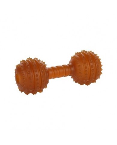 Flamingo Gomma Rubba Manubrio con Punte Marrone 12X5X5cm Flamingo Gomma Rubba Manubrio con Punte Marrone 12X5X5cm