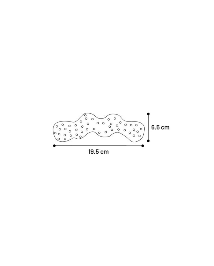 Flamingo Gomma Rubba Serpente con Punte Marrone 19,5X6,5X5,5cm