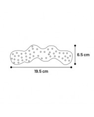 Flamingo Gomma Rubba Serpente con Punte Marrone 19,5X6,5X5,5cm