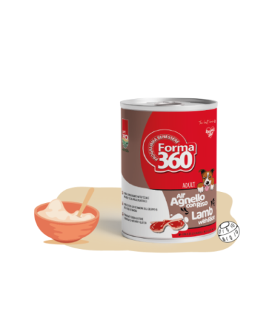 Forma Cane Umido Agnello e Riso 400gr. Forma Cane Umido Agnello e Riso 400gr.