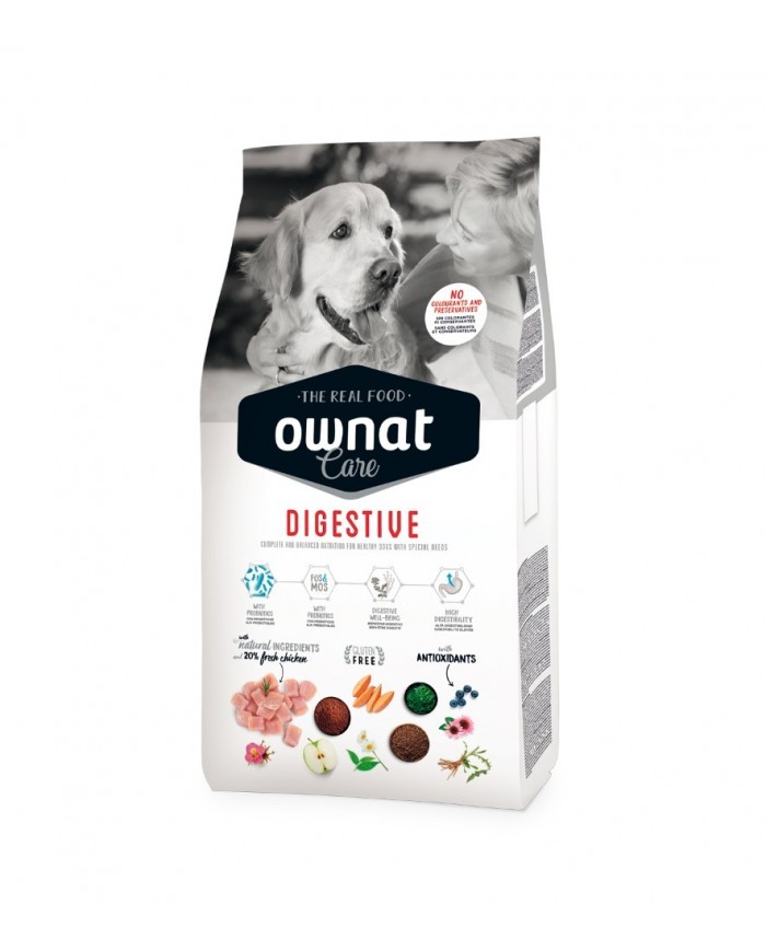 Ownat Cane Secco Care Digestive 3Kg