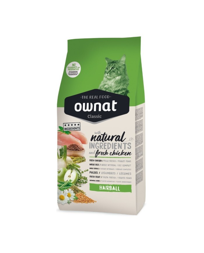 Ownat Gatto Secco Classic Hairball 1,5Kg