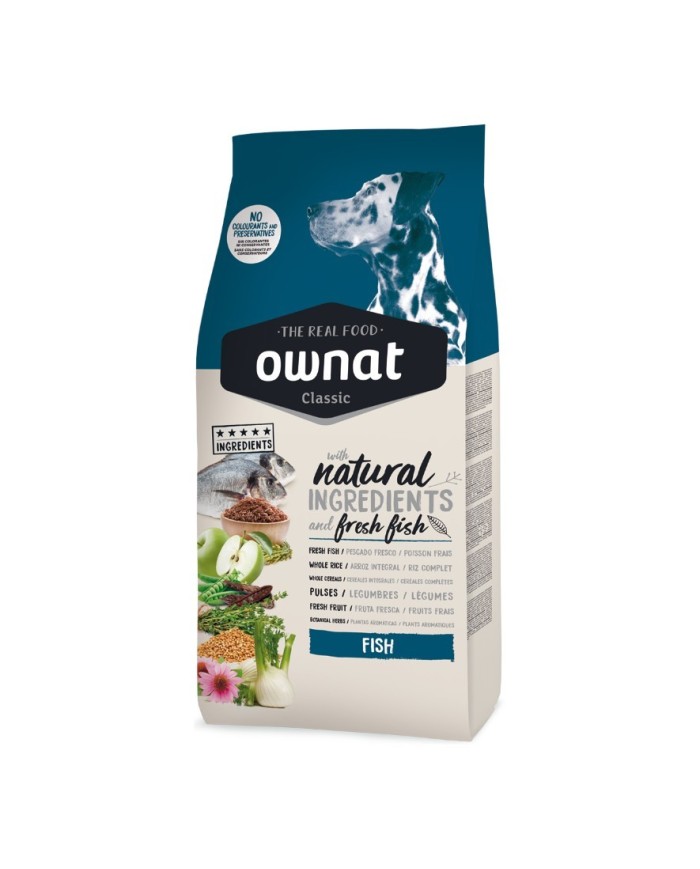 Ownat Gatto Secco Classic Pesce 1,5Kg