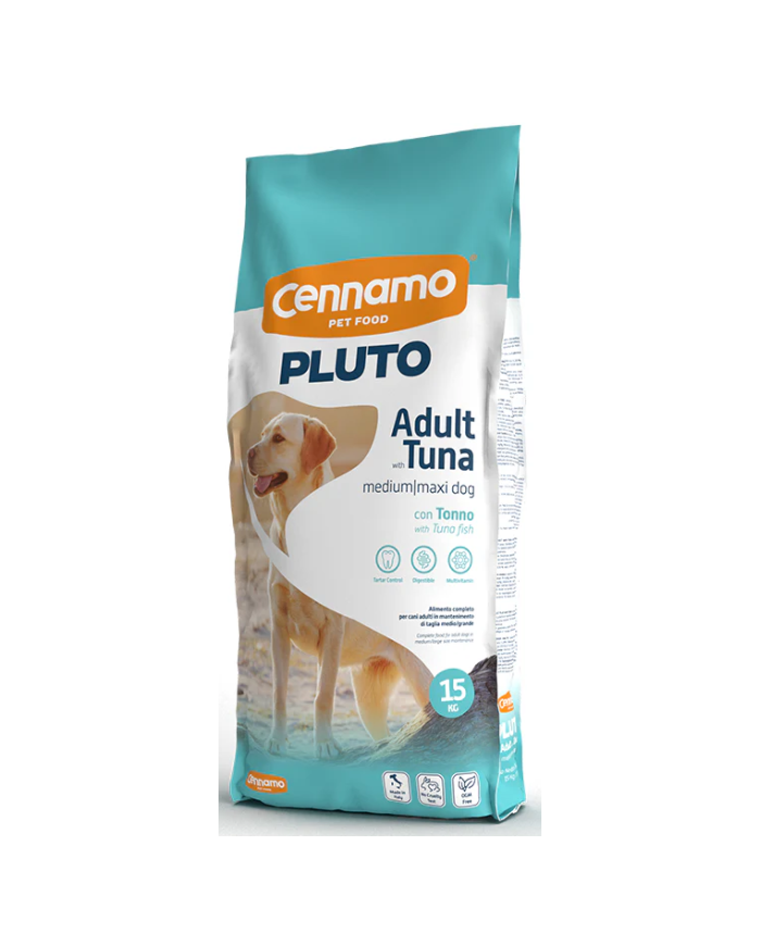Pluto Dog Adult Medium Maxi Tonno 15Kg