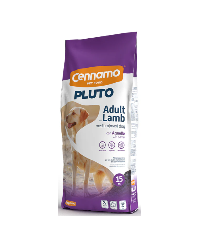 Pluto Dog Adult Medium Maxi Agnello 15Kg
