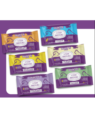 Salviette Safety Pet Salviettine 40pz. Salviette Safety Pet Salviettine 40pz.