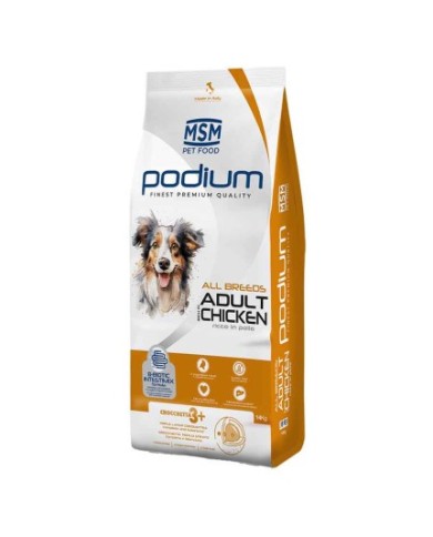 Podium Cane Secco Adult Ricco in Pollo 14Kg Podium Cane Secco Adult Ricco in Pollo 14Kg