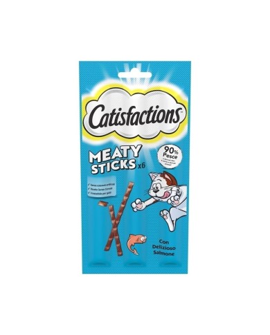 Catisfactions Meaty Sticks Salmone 6x5gr. Catisfactions Meaty Sticks Salmone 6x5gr.