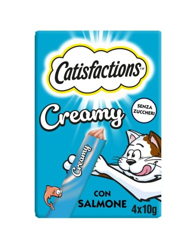 Catisfactions Creamy Salmone 4X10gr. Catisfactions Creamy Salmone 4X10gr.