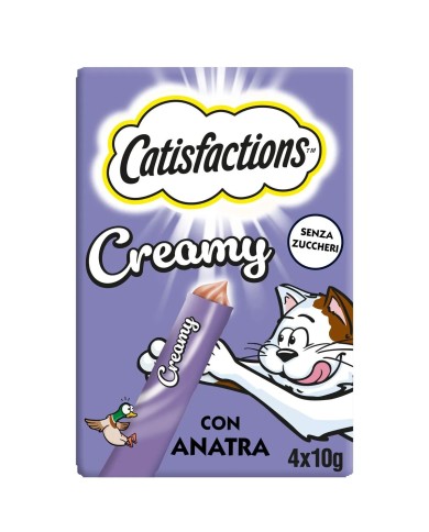 Catisfactions Creamy Anatra 4X10gr. Catisfactions Creamy Anatra 4X10gr.
