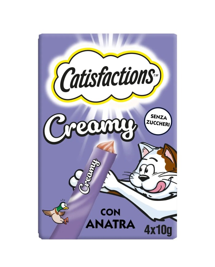 Catisfactions Creamy Anatra 4X10gr.
