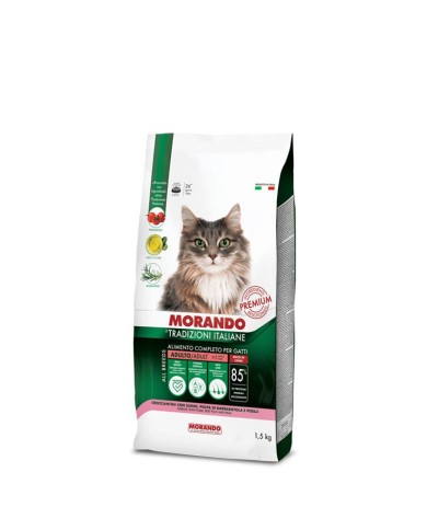 Morando Gatto Secco Tradizione Italiana Suino,Barbabitola,Piselli 1,5Kg Morando Gatto Secco Tradizione Italiana Suino,Barbabitola,Piselli 1,5Kg