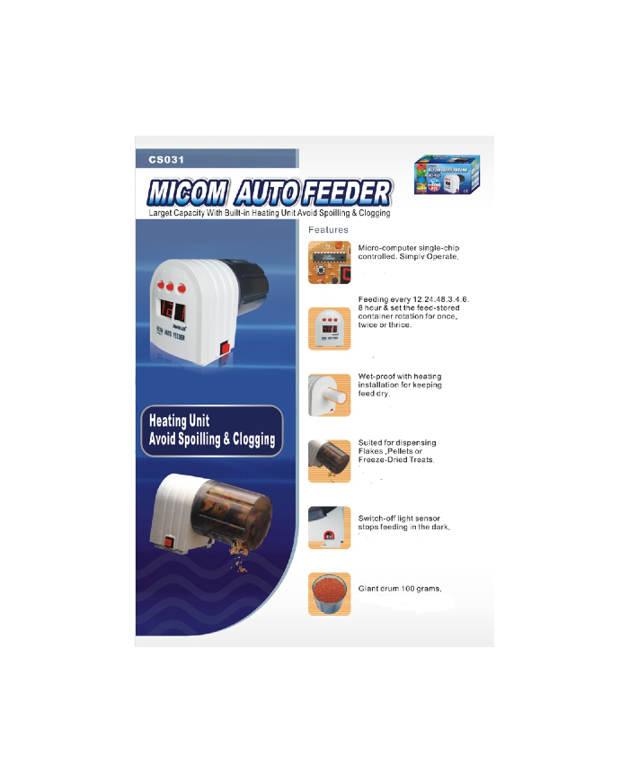 Ferribiella Mangiatoia Automatica Per Acquari